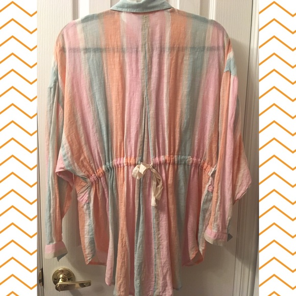 Free People Sherbet Stripe Tunic - Picture 2 of 6